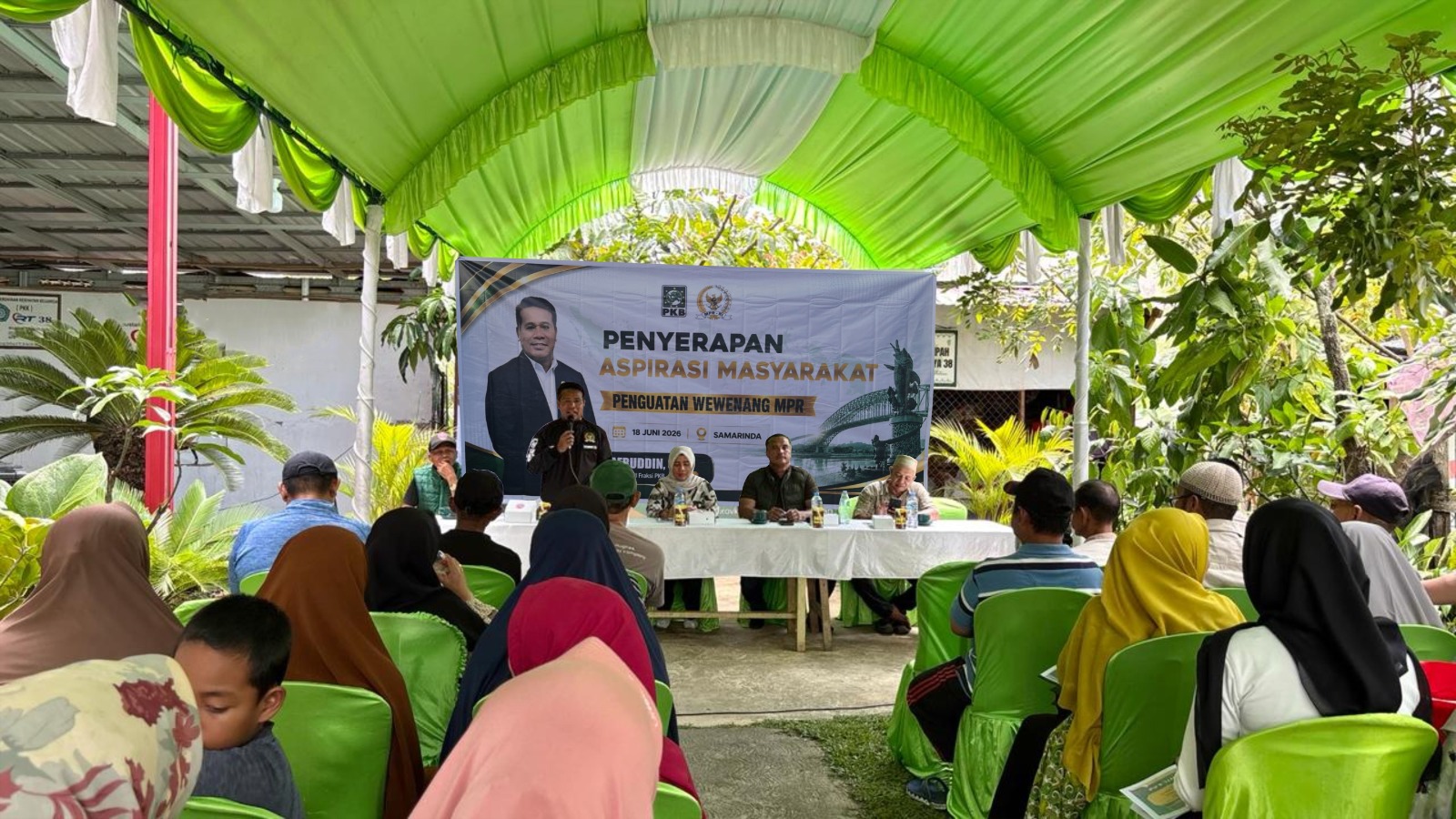 Anggota MPR RI Syafruddin Serap Aspirasi Masyarakat di Samarinda, Tekankan Penguatan Wewenang MPR