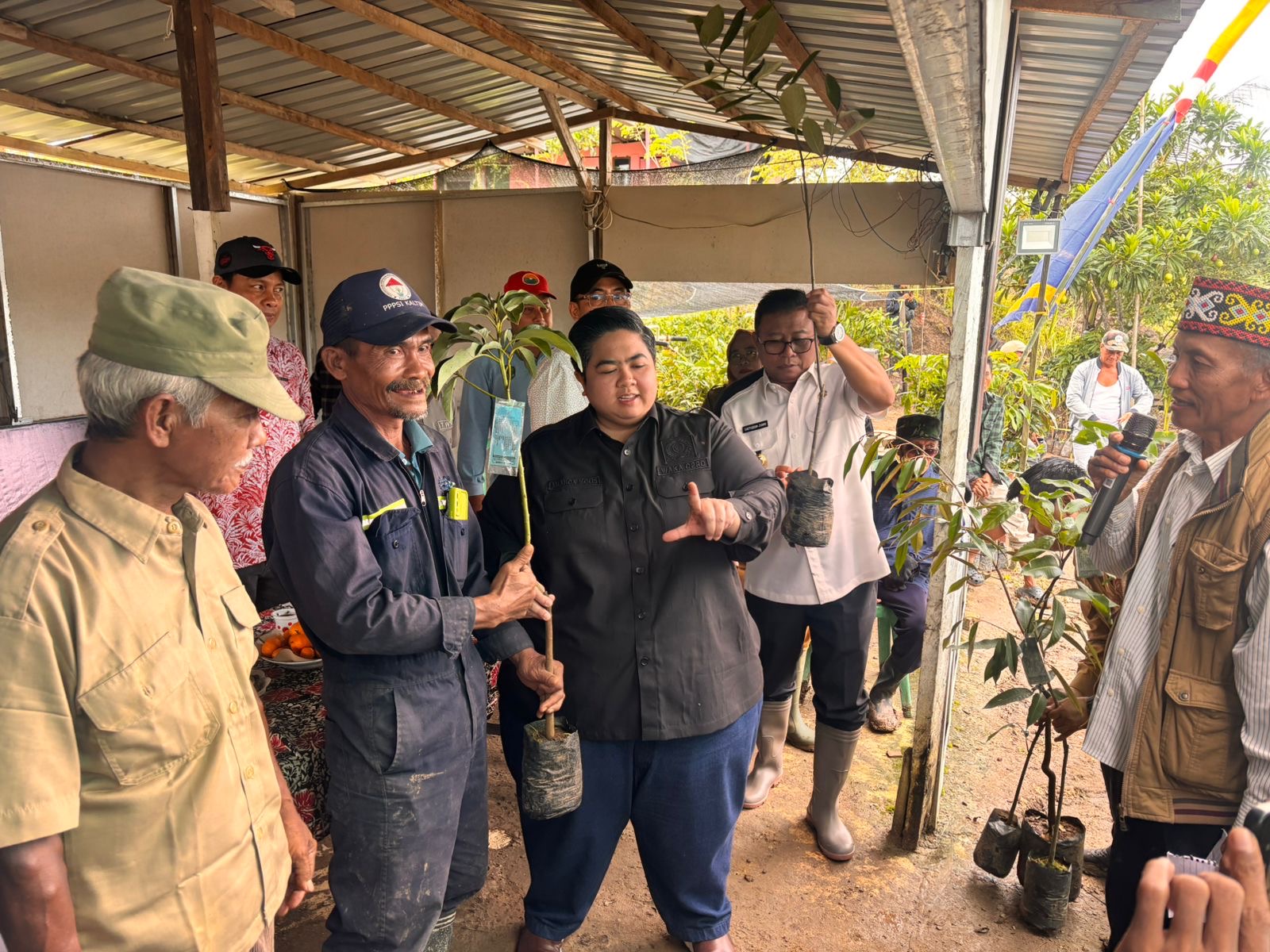 Gerakan Merawat Pertiwi Kolaborasi Provinsi dan Pemkot, 2.500 Bibit Buah Ditanam Bersama Kelompok Tani di Mugirejo