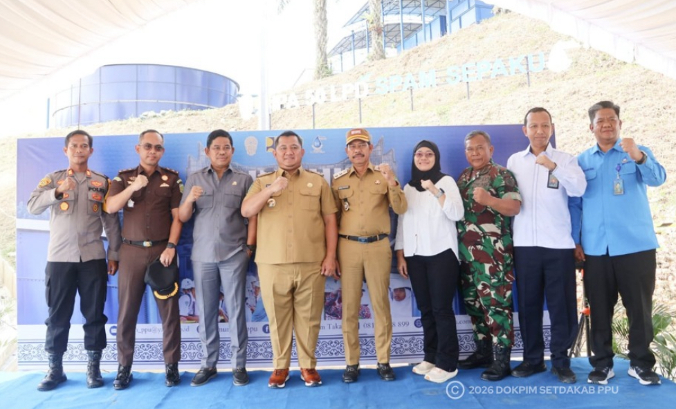 IPA Baja 50 LPS Diresmikan, Bupati PPU Optimistis Kebutuhan Air Bersih Sepaku Terlayani